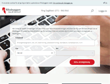 Tablet Screenshot of anmalan.riksbyggen.se
